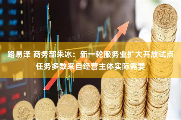 路易泽 商务部朱冰：新一轮服务业扩大开放试点任务多数来自经营主体实际需要