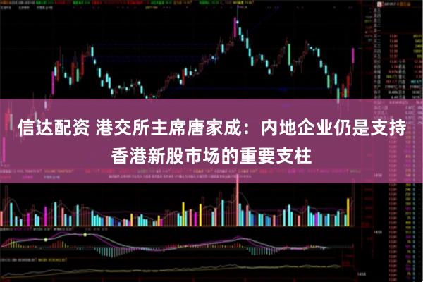 信达配资 港交所主席唐家成：内地企业仍是支持香港新股市场的重要支柱